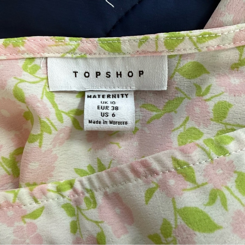 Topshop Light Floral Maxi Dress, Size 6, Great Condition - Picture 15 of 16